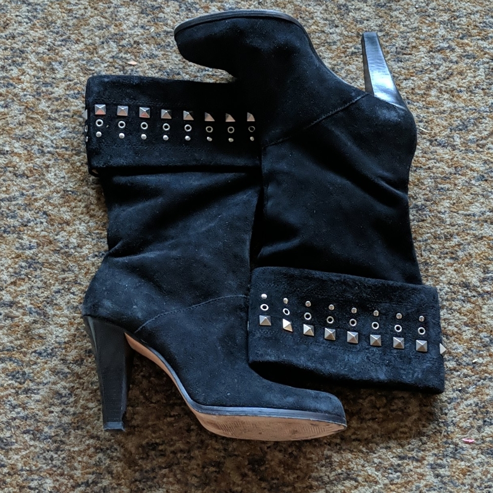 Michael Kors suede studded boots